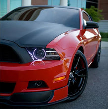 Load image into Gallery viewer, Oracle 13-14 Ford Mustang LED Projector Headlight Halo Kit - Red