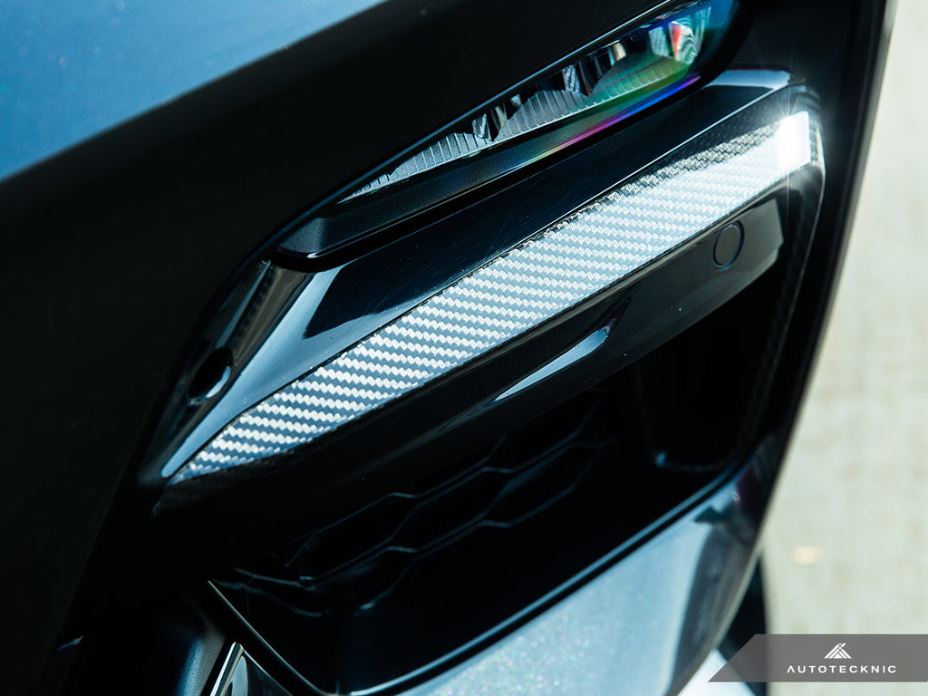 AutoTecknic Carbon Fiber Front Bumper Trim Set - G01 X3 | G02 X4 M40I Pre-LCI