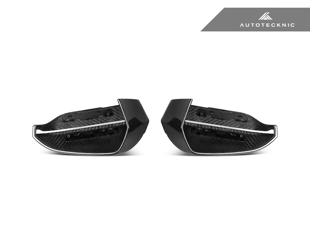 AutoTecknic Dry Carbon Fiber Mirror Cap Set - G60 5-Series | G70 7-Series