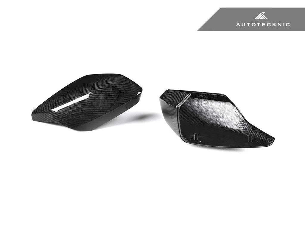 AutoTecknic Replacement Dry Carbon Mirror Covers - Chevrolet C8 Corvette