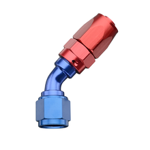 Load image into Gallery viewer, Fragola -8AN x 45 Degree Pro-Flow Hose End