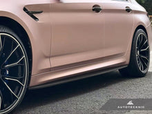 Load image into Gallery viewer, AutoTecknic Dry Carbon Fiber Side Skirt Extension Set - F90 M5 | G30 5-Series