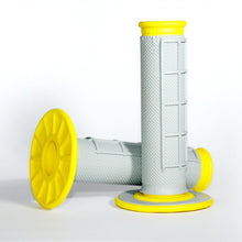 Load image into Gallery viewer, Renthal MX Dual Compound Grips 1/2 Waffle - Grey/ Yellow