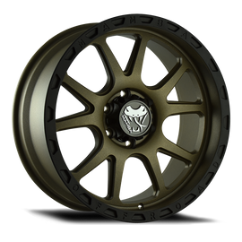 Mamba M27 17x9 6x139.7 ET12 Matte Bronze / Black Lip