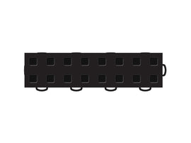 WeatherTech TechFloor - 3in X 12in Tiles(Right Loop) - Black/Black **Order in Qtys of 10