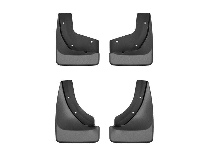 WeatherTech 21-26 Hyundai Seltos Front & Rear Mudflaps - Black