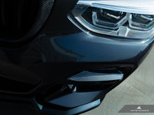 Load image into Gallery viewer, AutoTecknic Carbon Fiber Front Bumper Trim Set - G01 X3 | G02 X4 M40I Pre-LCI