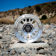 Load image into Gallery viewer, ICON Anza 17x8.5 5x150 25mm Offset 5.75in BS Silver Machined Wheel