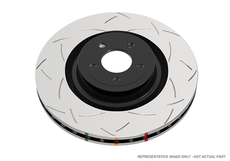 DBA 01-04 Outback 2.5L/3.0 H6 Rear Slotted 4000 Series Rotor