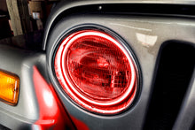 Load image into Gallery viewer, Oracle 97-06 Jeep Wrangler TJ Surface Mount LED Headlight Halo Kit - Red