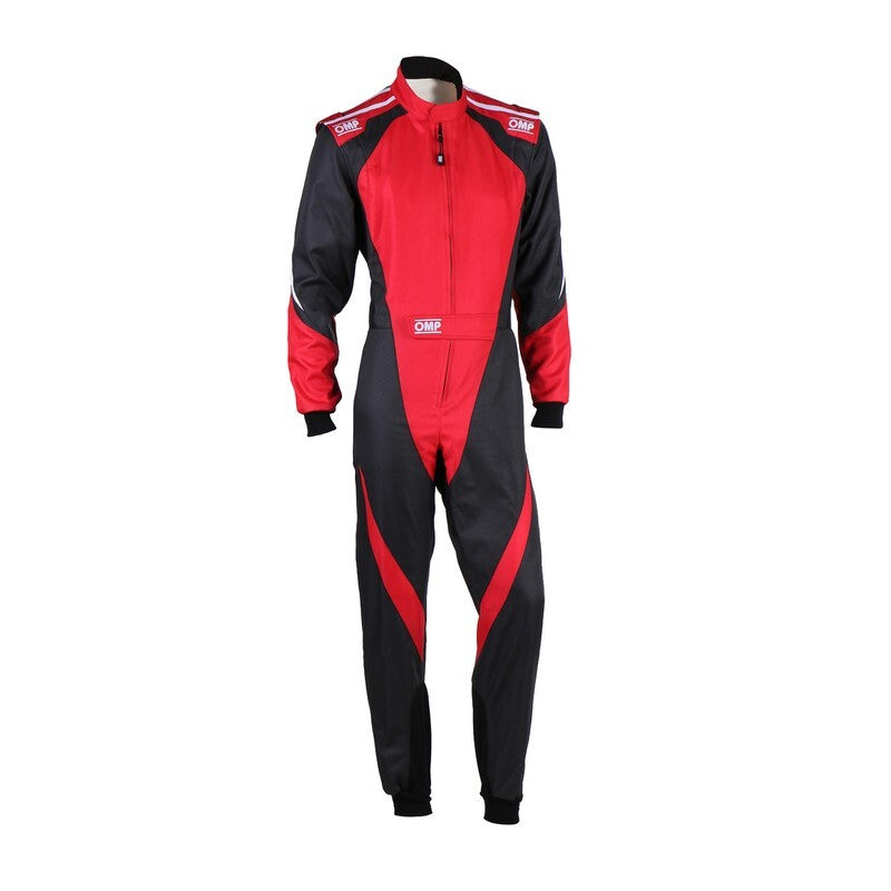 OMP KS-3X OVERALL FIA 8877-2022 (KIDS) BLACK / RED SZ 120
