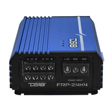 Load image into Gallery viewer, DS18 4-Channel Class-D Amp Stereo Full-Range 4 x 250 W RMS at4 ohm - Blue