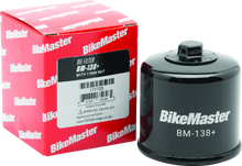 Load image into Gallery viewer, BikeMaster BM-138+ Oil Filter - Black