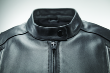 Load image into Gallery viewer, Kuryakyn By River Road Race Leather Jacket Black Womens - Small