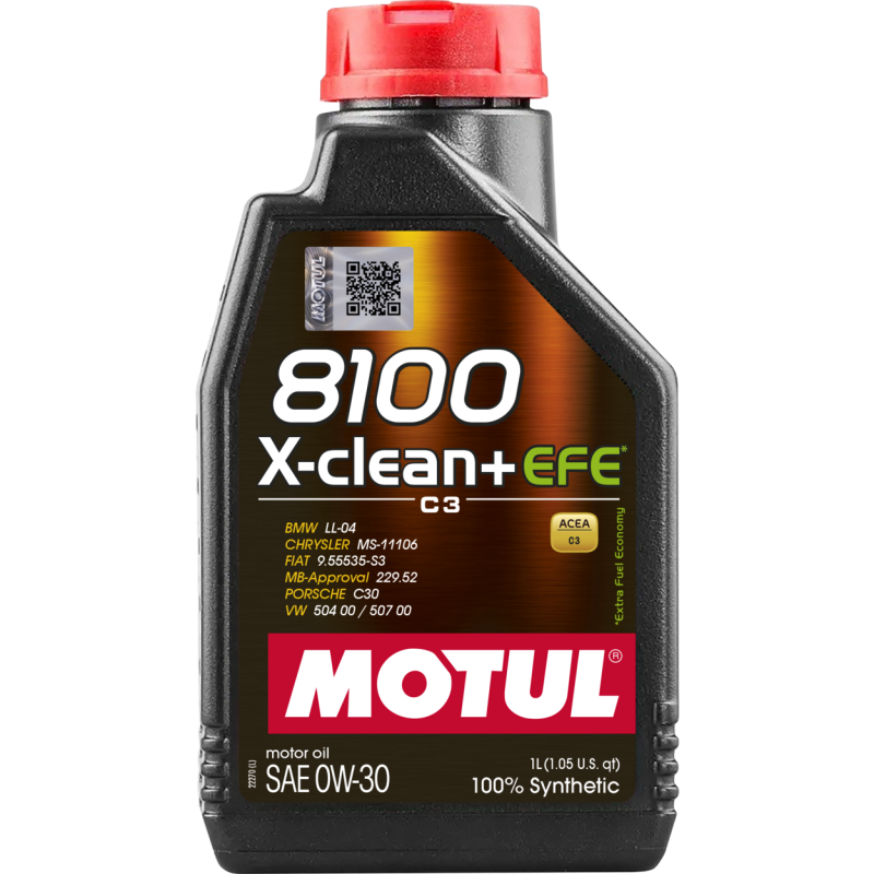 Motul 1L 8100 X-Clean + EFE 0W30