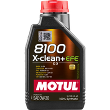 Load image into Gallery viewer, Motul 1L 8100 X-Clean + EFE 0W30