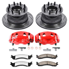 Load image into Gallery viewer, Power Stop 03-05 Ford E-350 Club Wagon Front Z36 Truck &amp; Tow Kit w/Cals