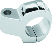 Load image into Gallery viewer, Bikers Choice Chrome Custom Mirror Clamp For 1 Inch Bar Universal