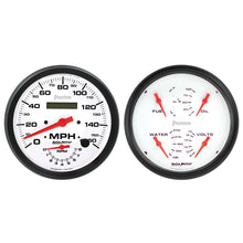 Load image into Gallery viewer, Autometer Phantom 2pc Gauge Kit Quad &amp; Tach/Speedo 5in.