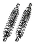 Bitubo WME0 Twinshocks Adjustable: Spring Preload, Rebound, Length 310mm,Chrome Edition