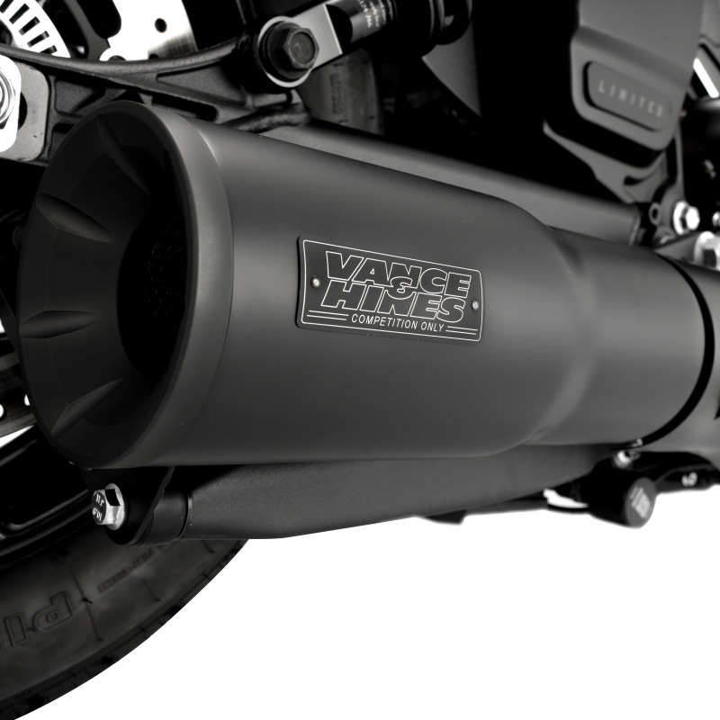Vance & Hines 2025 Indian Scout HO Slipons Black Slip-On Exhaust