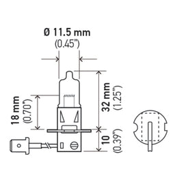 Hella H3 Halogen Bulb *Must Order Qty 10*