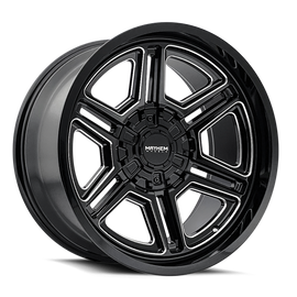 Mayhem 8117 Hermosa 20x10 / 8x165.1 BP / -25mm Offset / 130.8mm Hub Black/Milled Wheel