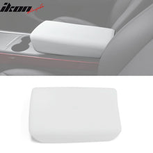 Load image into Gallery viewer, 2020-2024 Tesla Model Y &amp; 2017-2023 Model 3 Armrest Cover White TPE