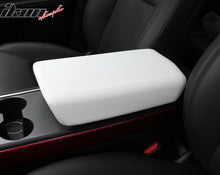 Load image into Gallery viewer, 2020-2024 Tesla Model Y &amp; 2017-2023 Model 3 Armrest Cover White TPE