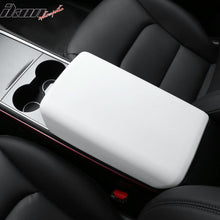 Load image into Gallery viewer, 2020-2024 Tesla Model Y &amp; 2017-2023 Model 3 Armrest Cover White TPE