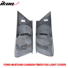 Load image into Gallery viewer, 2015-2017 Ford Mustang JC Style 2PC Fog Lights Lamp Cover Carbon Fiber