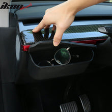 Load image into Gallery viewer, 2017-2023 Tesla 3 &amp; 20-23 Y Black Sunglasses Holder Storage Box TPE