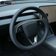 Load image into Gallery viewer, 2024-2025 Tesla Model 3 Carbon Fiber Print Steering Wheel Panel Trim