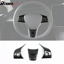 Load image into Gallery viewer, 2017-2023 Tesla 3 &amp; 20-23 Y Steering Wheel Trim ABS