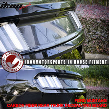 Load image into Gallery viewer, 2015-2023 Ford Mustang Vintage Rear Trunk Lid Cover Panel Carbon Fiber