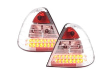 Load image into Gallery viewer, Mercedes Benz C-Class (202) Chrome Clear LED Taillights Set (1996-2000)