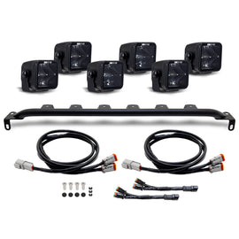 Borne Off-Road 2021+ Ford Bronco Direct Fit Light Pods - Mod Bumper - 6x Pods - Bumper - Up