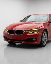 Load image into Gallery viewer, BMW 3 Series F30 / F31 / F35 V3 Smoked Triple-Color LED Headlight Assembly (White / Yellow / Red DRL) 2012 - 2018 (Replaces 63117314531)
