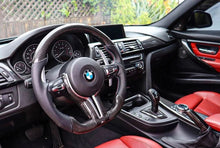 Load image into Gallery viewer, BMW F20 F22 F30 F32 F10 GT F07 F01 X3 F25 X4 F26 Carbon Fiber Gear Shift Knob and Panel Cover Trim (2011 - 2019)