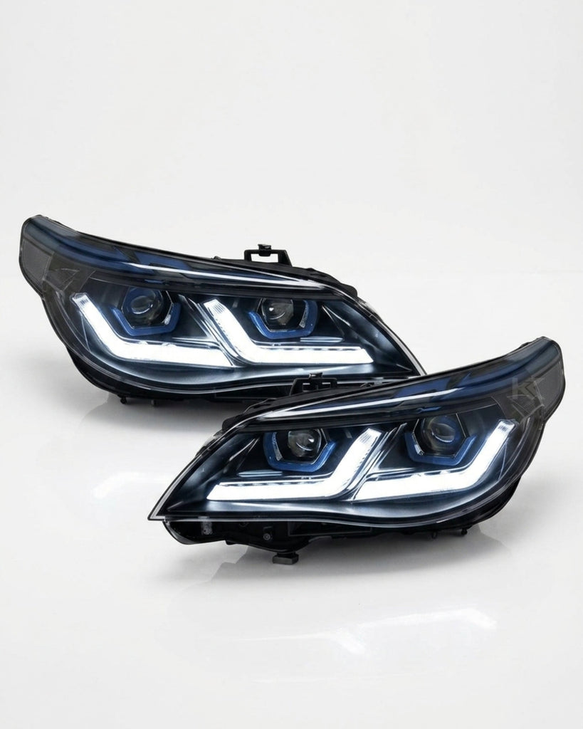BMW 5-Series E60 E61 525i 530i 535i "Modern Style" LED Headlights (2003-2010)