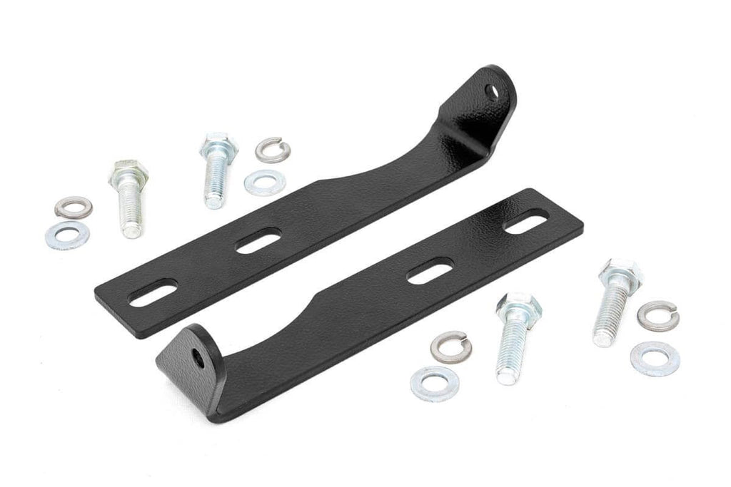 LED Light Kit | Bumper Mount | 20" Black Dual Row | White DRL | Jeep Grand Cherokee WK2 (11-20)