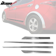 Load image into Gallery viewer, 2011-2016 Hyundai Elantra 4-Door Chrome 4PCS Lower Door Molding ABS