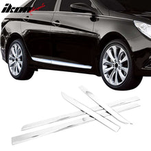 Load image into Gallery viewer, 2011-2014 Hyundai Sonata Chrome 4PCS LH RH Lower Door Molding Trim ABS