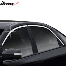 Load image into Gallery viewer, 2010-2013 Kia Forte Sedan 4-Door Chrome 4PCS Window Top Molding ABS