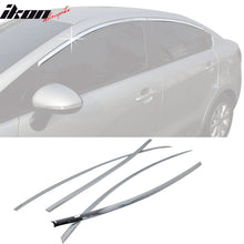Load image into Gallery viewer, 2012-2015 Kia Rio 4-Door Chrome 4PCS RH LH Window Top Molding Trim ABS