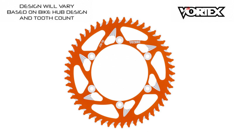 Vortex Racing 41 Tooth 520 Rear Sprocket - Orange