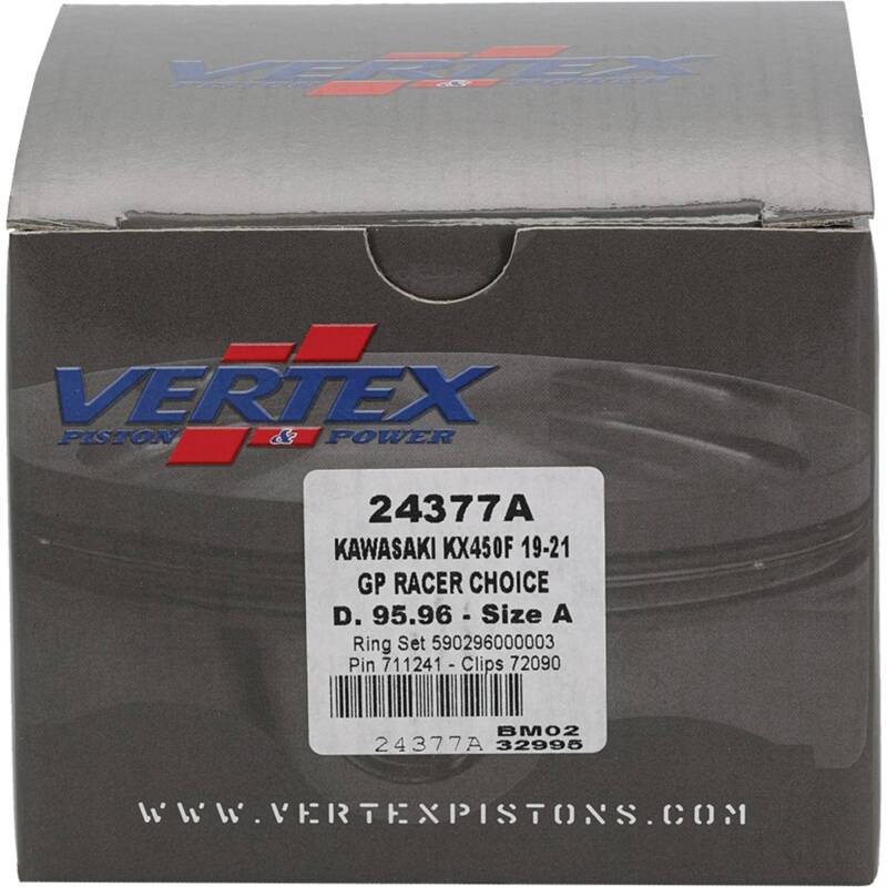 Vertex Piston 19-23 Kawasaki KX 450 F 450cc Forged GP Racer's Choice Piston Kit