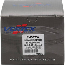 Load image into Gallery viewer, Vertex Piston 19-23 Kawasaki KX 450 F 450cc Forged GP Racer's Choice Piston Kit