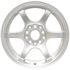 Gram Lights 57DR 15x8.0 +28 4-100 Sunlight Silver Wheel