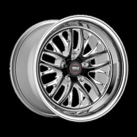 Weld S82 17x5 / 5x115 BP / 2.2in BS Black Wheel (High Pad) - Non-Beadlock